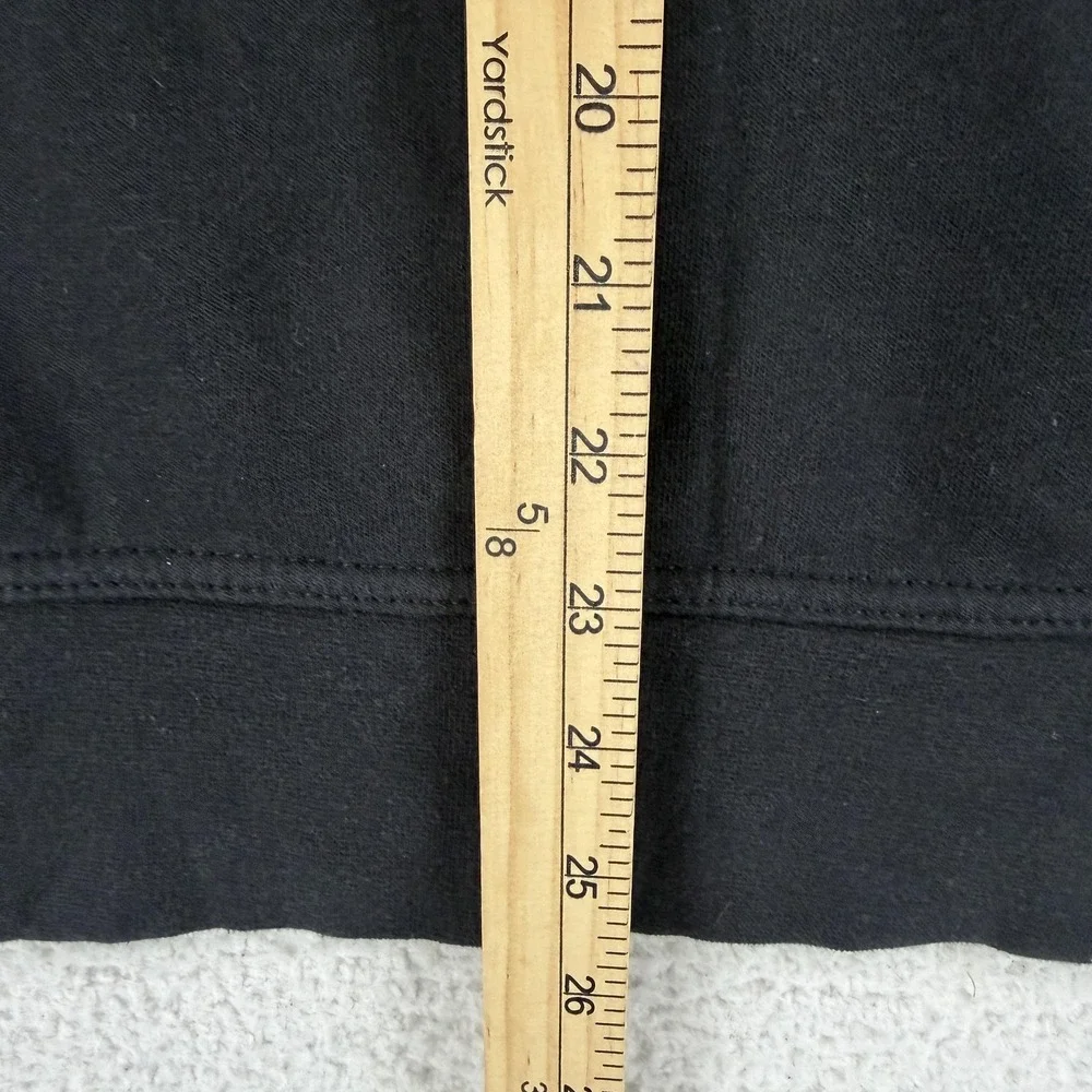 The North Face Hoodie‎ Mens Small Black Logo Graphic Pullover Fleece Sweatshirt